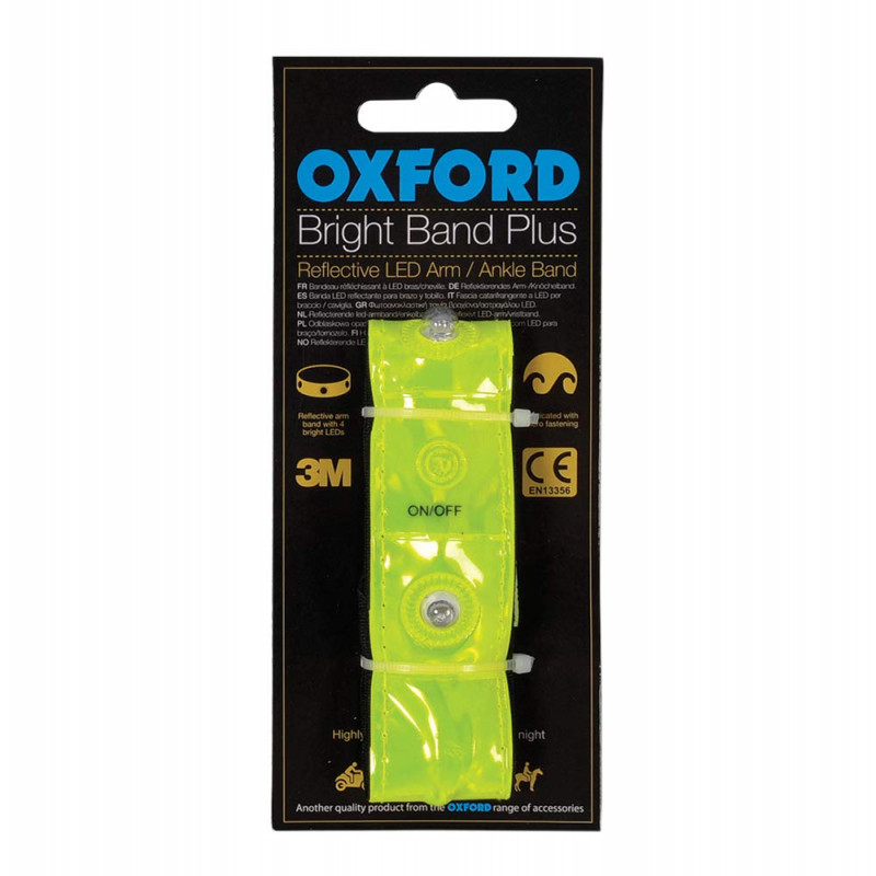 Oxford Unisex's Bright Plus Wearable Reflective LED Arm/Ankle Band - Marrey  Bikes