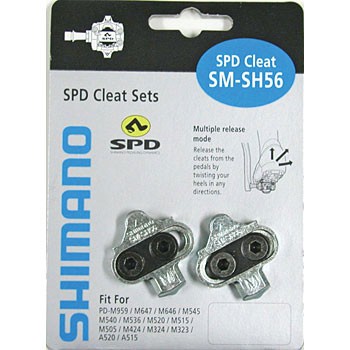 Shimano SH56 MTB SPD cleats multi-release