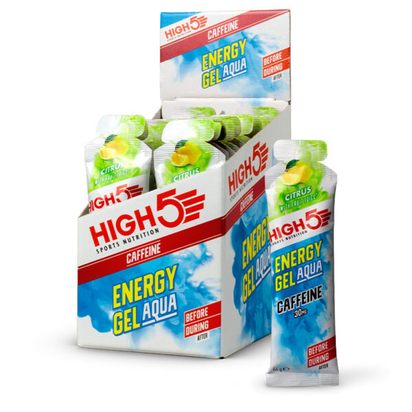 High Five Energy Gel Aqua Caffeine