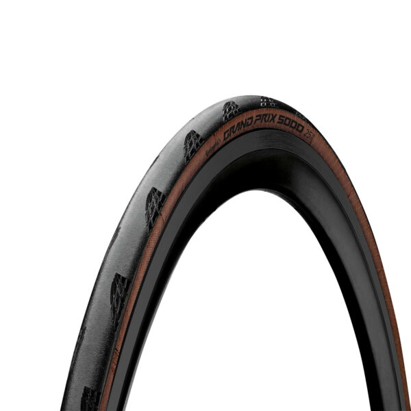 CONTINENTAL GRAND PRIX 5000 TYRE - FOLDABLE BLACKCHILI COMPOUND BLACK/TRANSPARENT