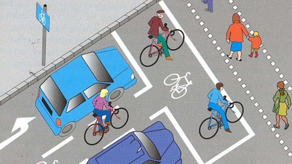 How do you stay safe on the roads while cycling?